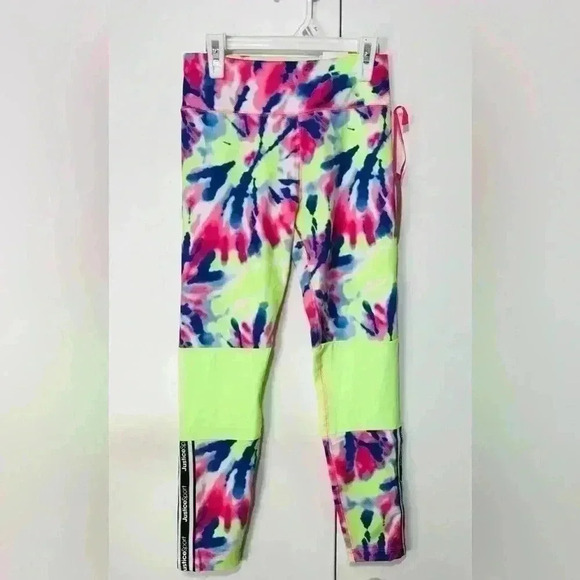 Justice Girl Bundle Tye Dye Black Leggings Blue Strong Tank Top size Large 12-14 - Picture 7 of 13